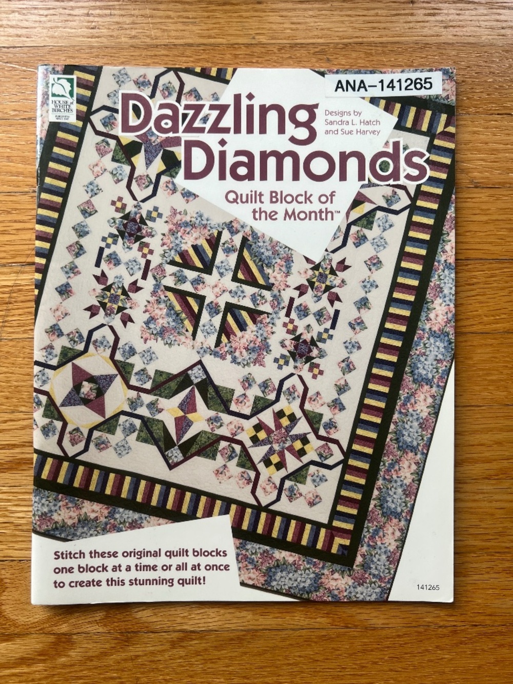 Dazzling Diamonds Quilt Block Sewing Quilting Pattern Book